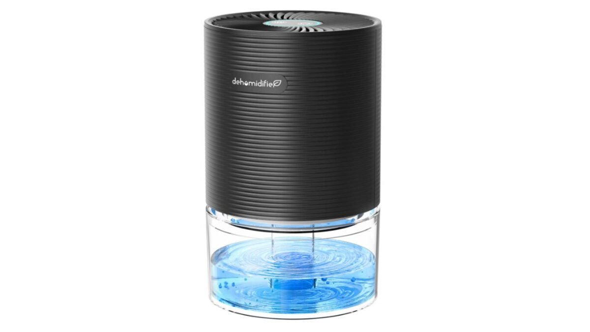 SANVINDER CS03 Quiet Dehumidifier with 25 oz Tank for Bedroom, Home, Basement – Auto Shut-Off, Ultra Silent