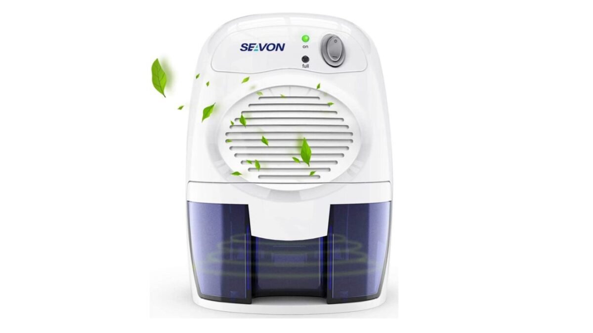 SEAVON MD-819 Electric Dehumidifier for Bedroom, Bathroom, Wardrobe – Compact and Silent Moisture Absorber