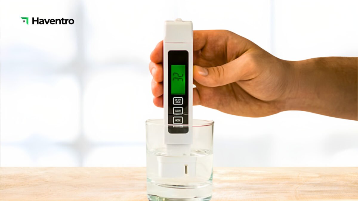how to check water tds at home using a digital tds meter